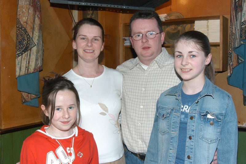 Christina Deery celebrates her Confirmation with her family.