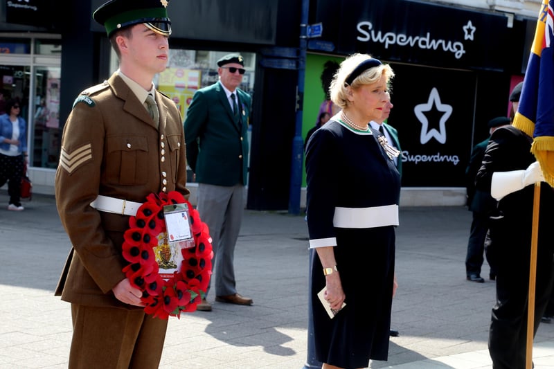 The Lord Lieutenant for County Londonderry, Mrs Alison Millar, pictured in Coleraine for the Armed Forces Day event