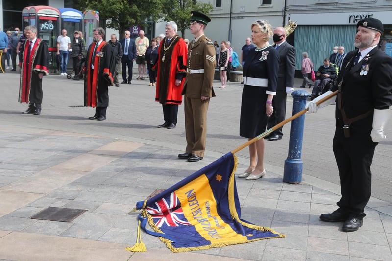 Pictured at the Armed Forces Day commemoration took place on Monday, June 21