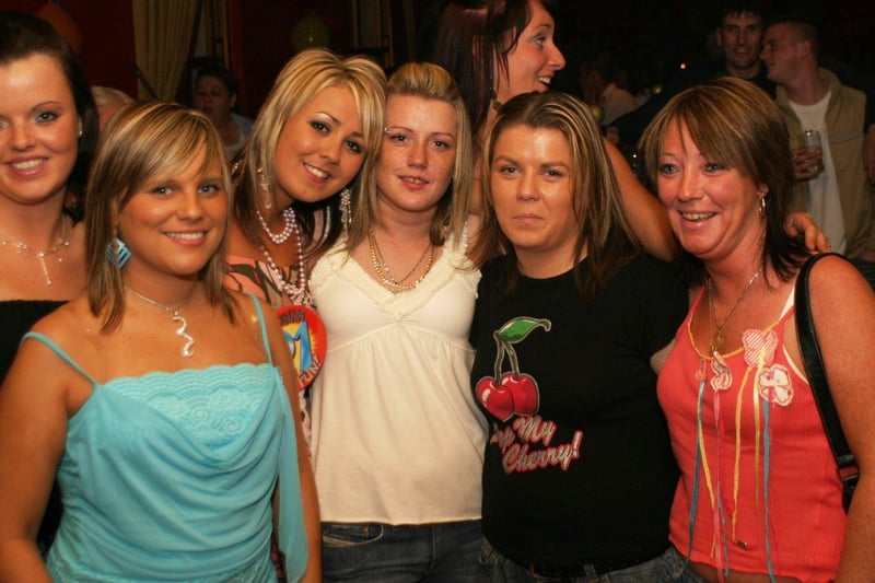Leanne McKeever and the girls enjoy her big night out.