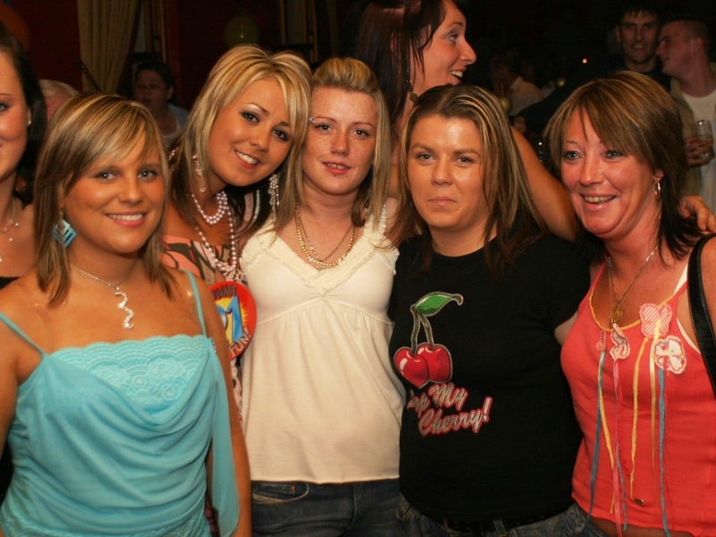 Leanne McKeever and the girls enjoy her big night out.