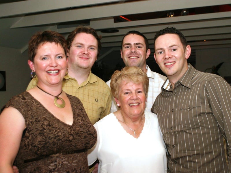 Neil Karran pictured on his birthday with his family.