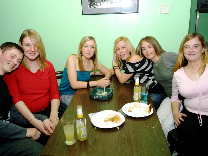 Paddy Canning and the girls pose for the camera.