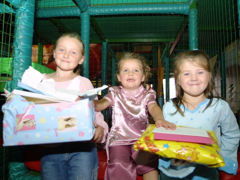 Karla McLaughlin got lots of presents on her birthday.