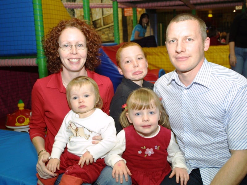 Laura Hockley enjoying her birthday with her family.