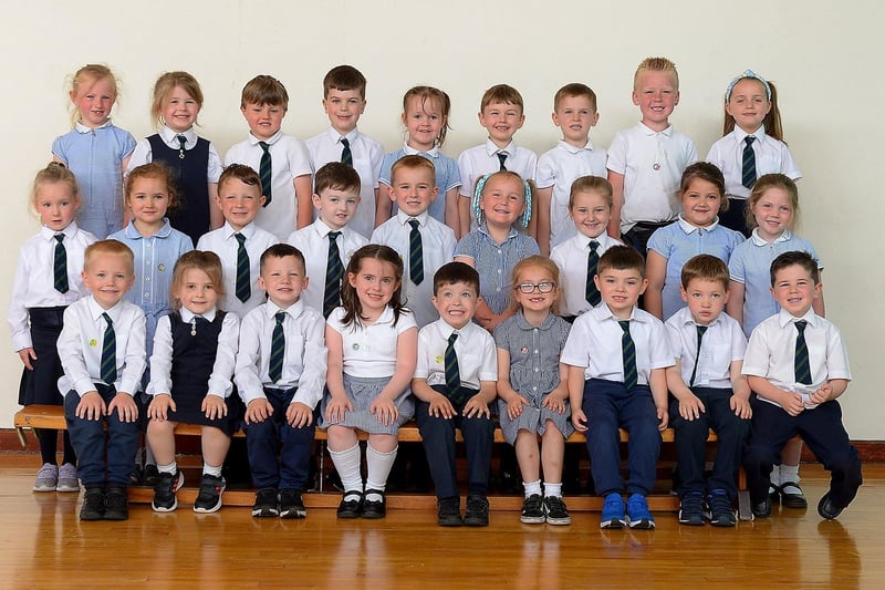 Mrs A. Deane’s P1 class at Sacred Heart Primary School, Derry. DER2123GS – 050