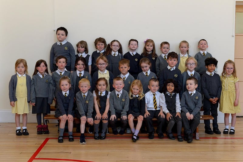 Mrs Doherty’s P1 class the Model Primary and Nursery School, Derry. DER2121GS – 039
