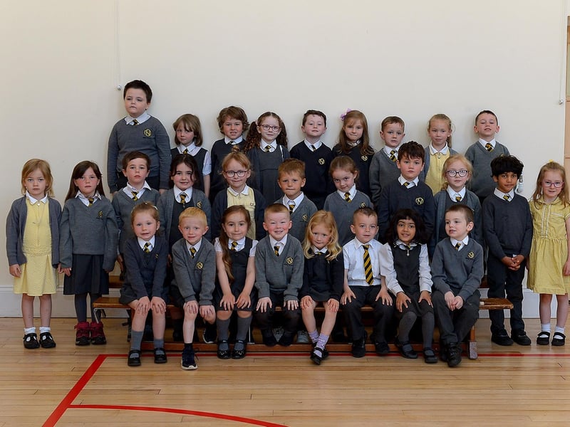 Mrs Doherty’s P1 class the Model Primary and Nursery School, Derry. DER2121GS – 039