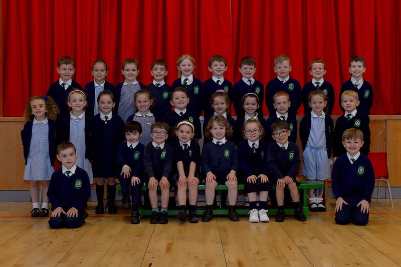 Mrs A, Comey’s P1 class at St Patrick’s Primary School, Derry. DER2122GS – 043