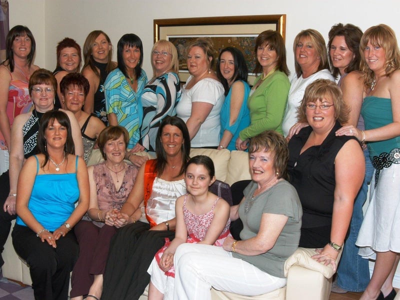 Martina Morrison and the gang enjoying her 40th birthday party.