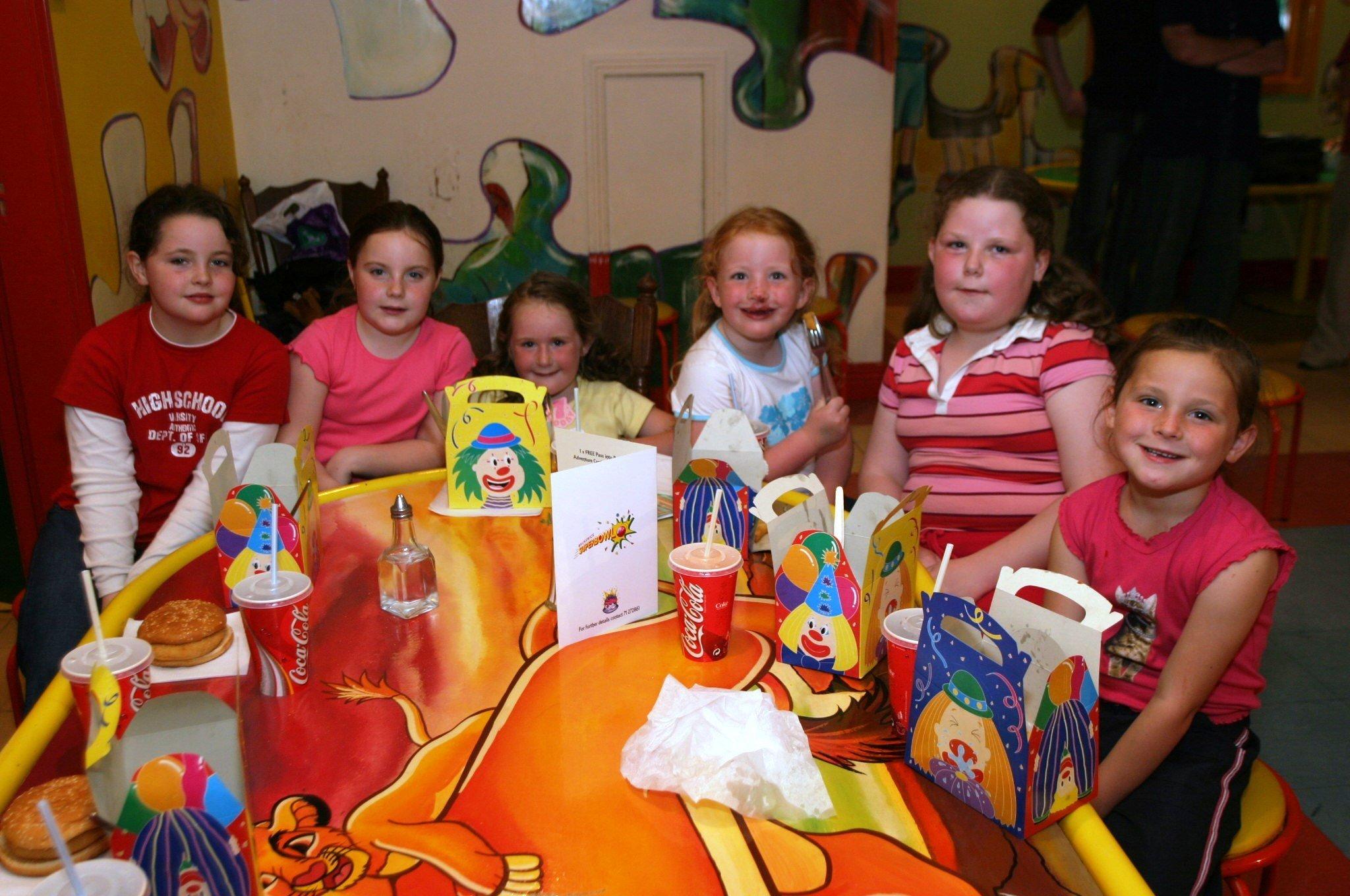 Birthday girl Caitlin McElhinney and the gang.