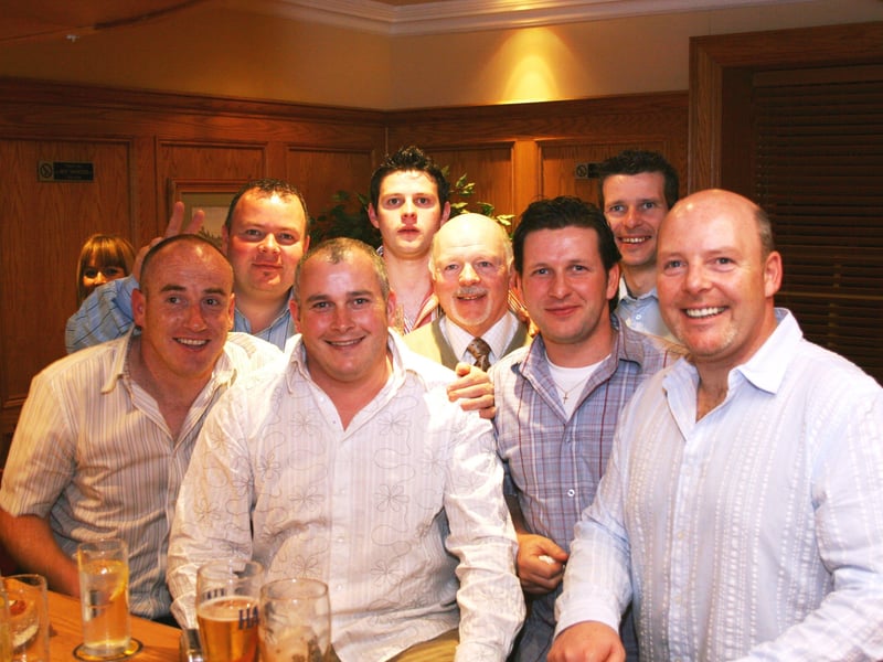 Ray Kelly with family and friends.