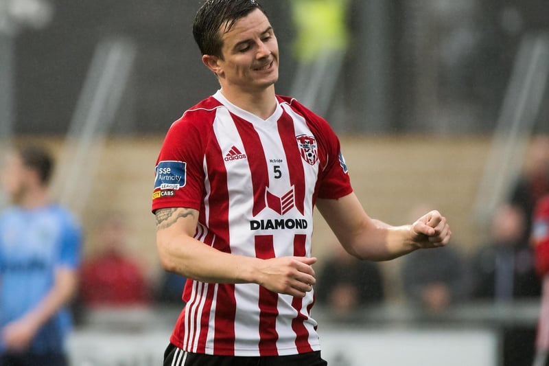 Recalled to the starting line-up after an impressive second half display against Dundalk and didn't disappoint on the left of Derry's back three. Found sub Jamie McGonigle with a clever pass just after the hour mark.