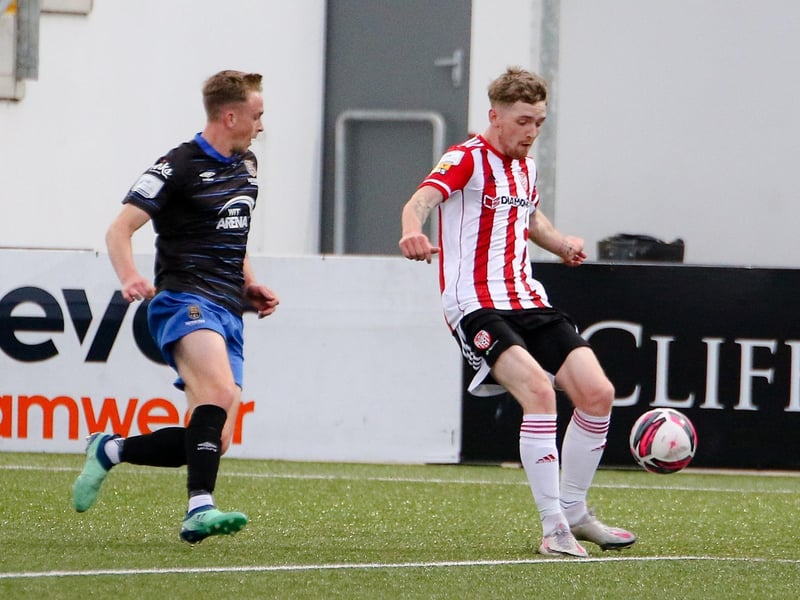 Introduced just after the hour mark he showed exactly why Higgins was so keen to get his transfer over the line. Almost caught Brian Murphy out with a cheeky lob 10 minutes after coming on and came close once again late on.