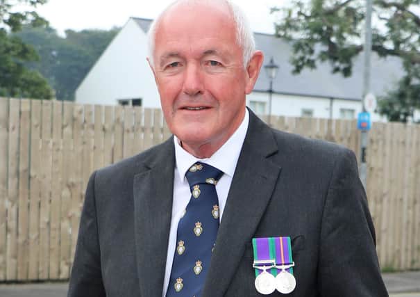 Leonard Quigg pictured at Ballycastle's ceremony to mark the anniversary of the Battle of the Somme