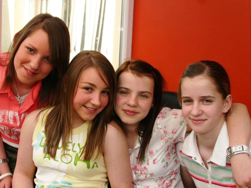 Birthday girl Shauna Hamill with a few of her friends.