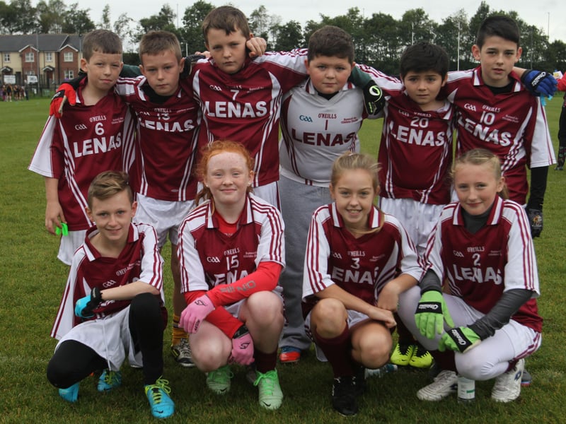 Bunscoil an tSléibhe Dhuibh who competed in the Charlene Griffiths Memorial competition held at Steelstown GAA club. (DER4313JB025)