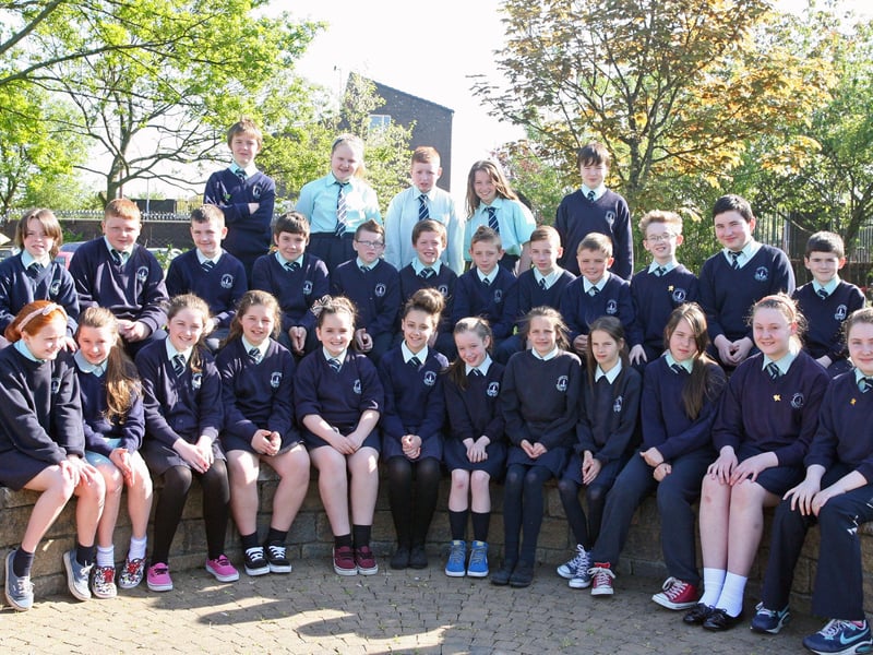 Mr. Blakeley's P7 class at Long Tower PS. 3006JM02