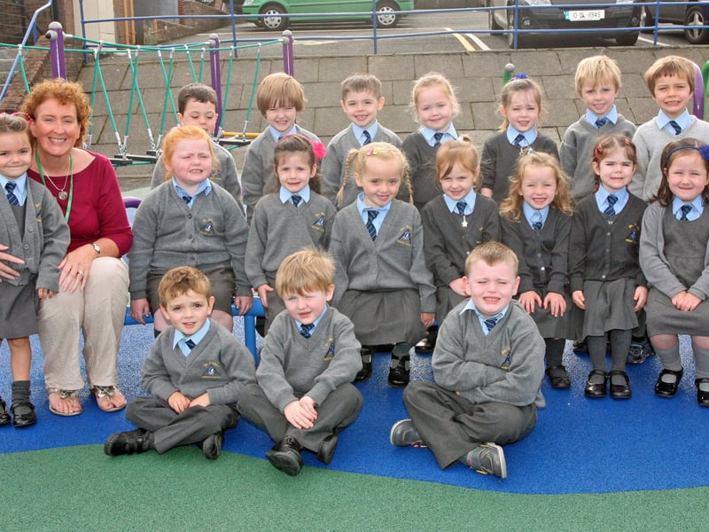 Mrs. Doherty's P1 class at St. Anne's PS, Rosemount. DER3713JM024