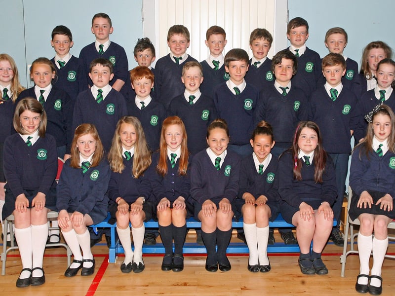 Mr. Bradley's P7 class at St. Patrick's PS, Pennyburn. 3006JM44