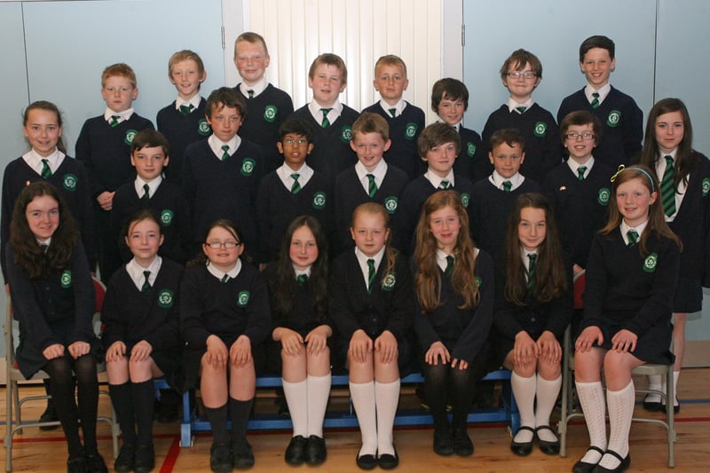 Ms. Roisin Doherty's P7 class at St. Patrick's PS, Pennyburn. 3006JM45
