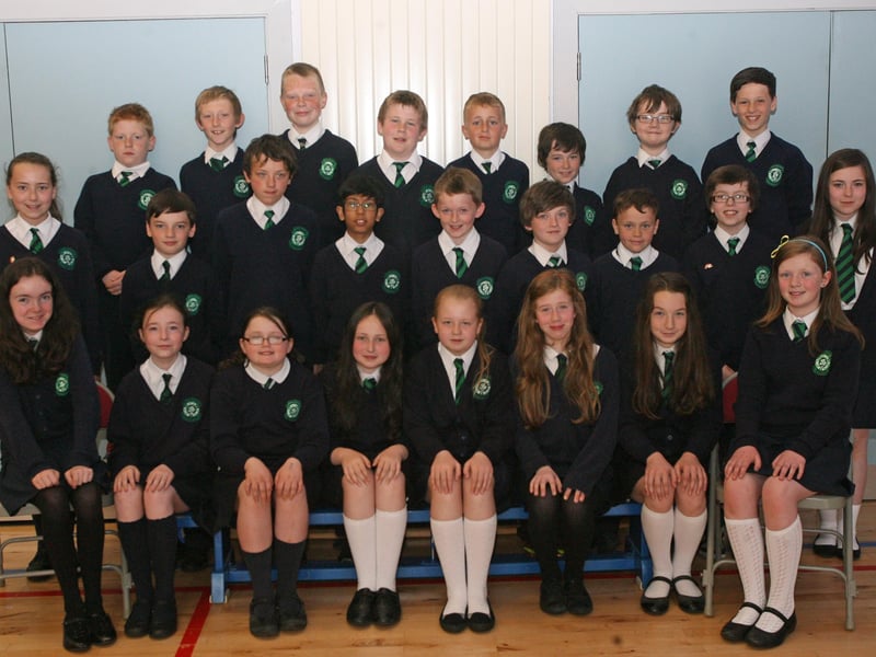 Ms. Roisin Doherty's P7 class at St. Patrick's PS, Pennyburn. 3006JM45