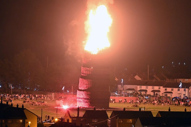 The towering inferno. Picture: Pacemaker