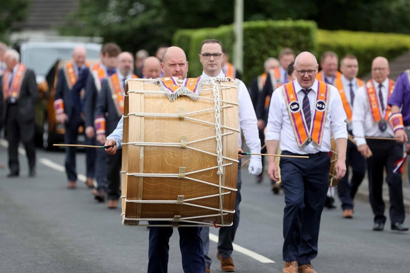 Several hundred Orange Order parades took place across Northern Ireland in a more localised Twelfth of July to try to keep gatherings smaller than usual.