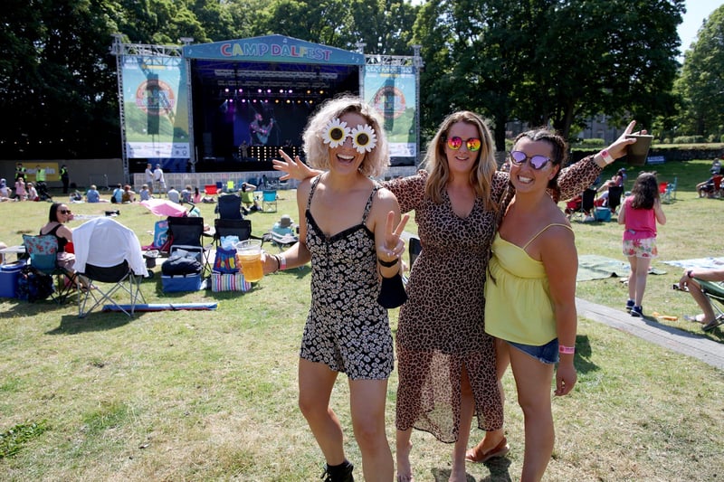 Soaking up the sun at Dalfest.  Picture: Paul Faith.