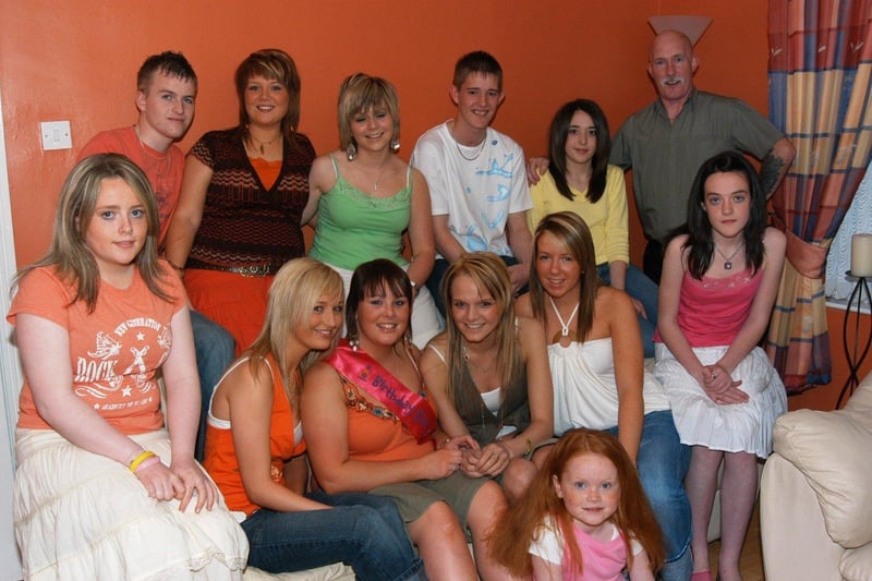 SInead McChrystal celebrating her 18th birthday with friends and family.