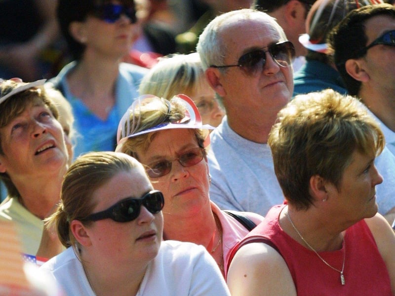 May 2001... Bill Clinton visits Derry.