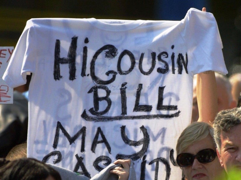 May 2001... Bill Clinton visits Derry.