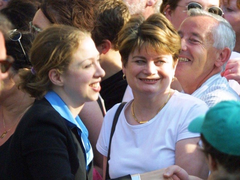 May 2001... Bill Clinton visits Derry.