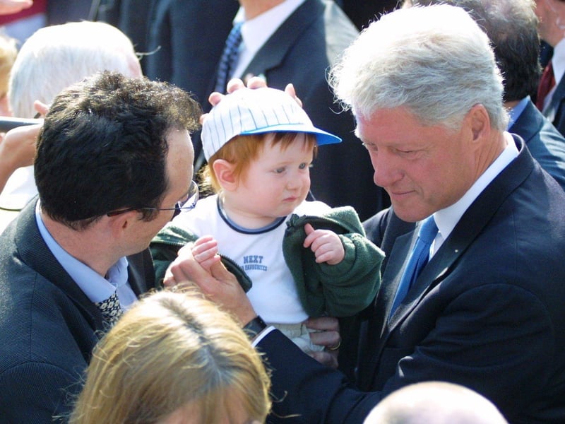 May 2001... Bill Clinton visits Derry.