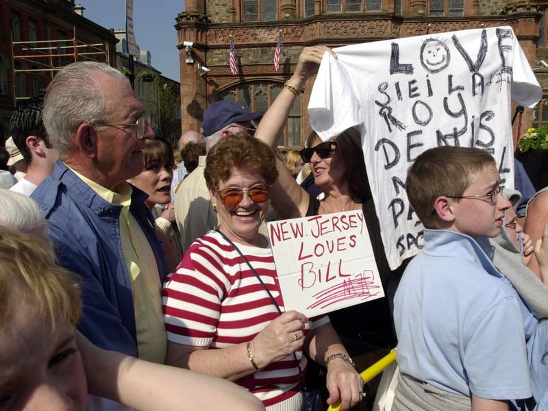 May 2001... Bill Clinton visits Derry.