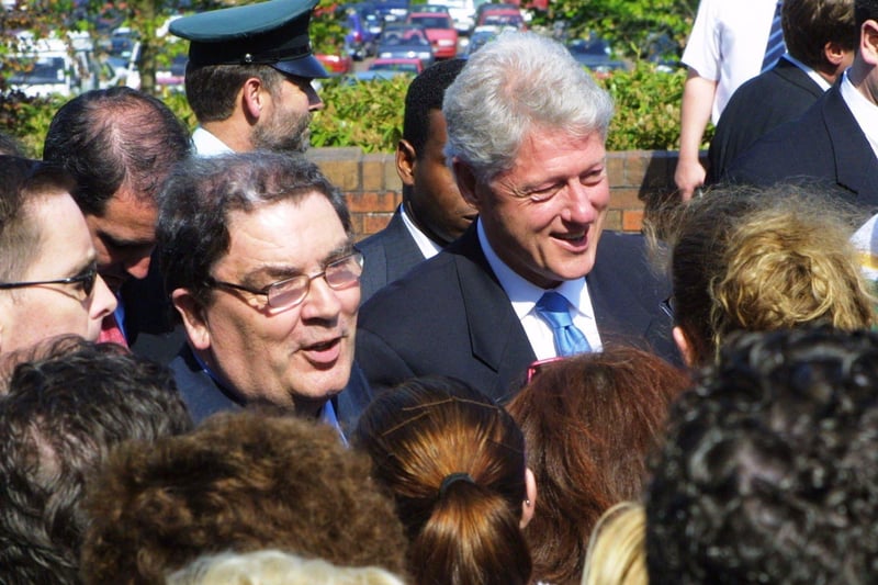 May 2001... Bill Clinton visits Derry.