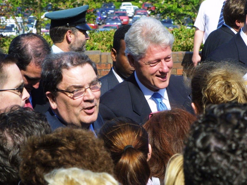 May 2001... Bill Clinton visits Derry.