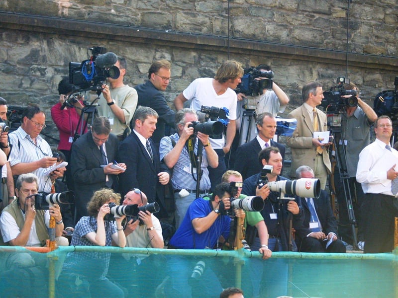 May 2001... Bill Clinton visits Derry.