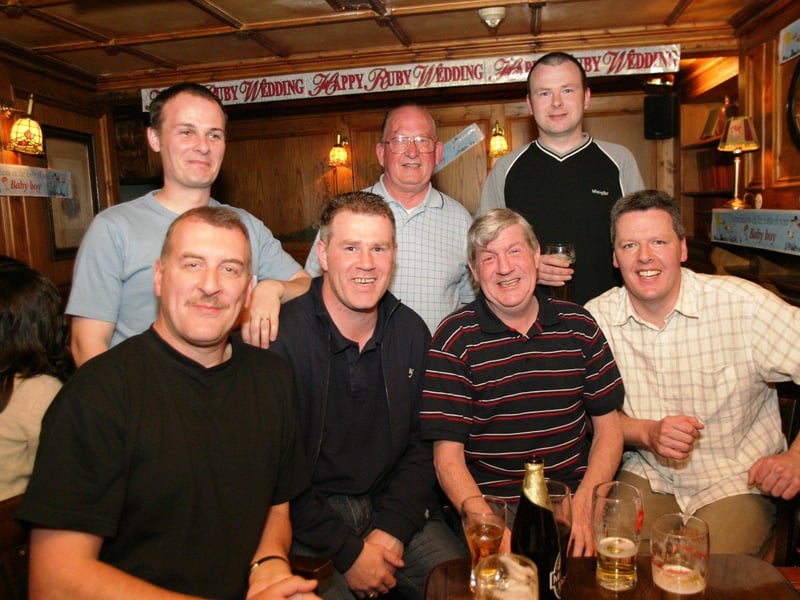 Tony Strain celebrates his birthday with some of the boys