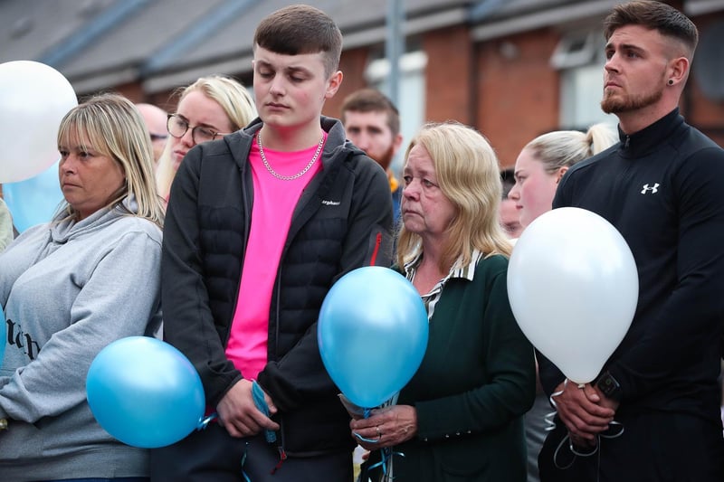 Friends, family and complete strangers came together to remember little eight week old Liam O'Keefe.