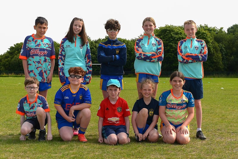 Some of the boys and girls who attended the recent Brian Ogs Cúl Camp at Páirc Brid. DER2129GS - 050