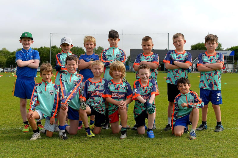 Children who took part in the recent Brian Ogs Cúl Camp at Páirc Brid. DER2129GS - 042
