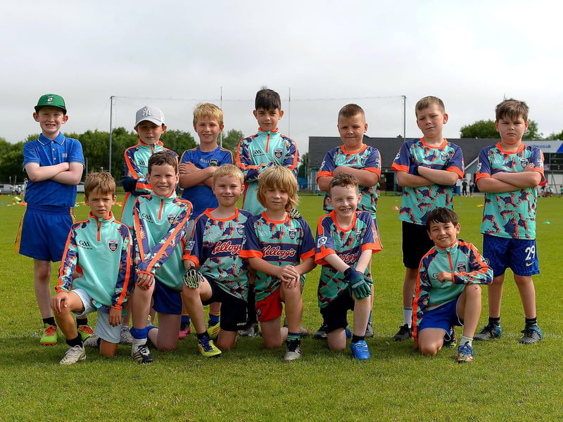 Children who took part in the recent Brian Ogs Cúl Camp at Páirc Brid. DER2129GS - 042