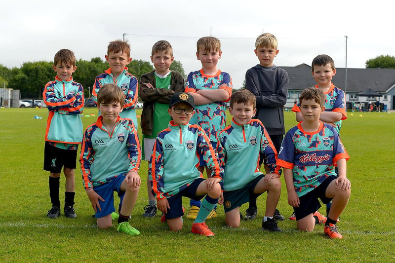Boys who attended the recent Brian Ogs Cúl Camp at Páirc Brid. DER2129GS - 044
