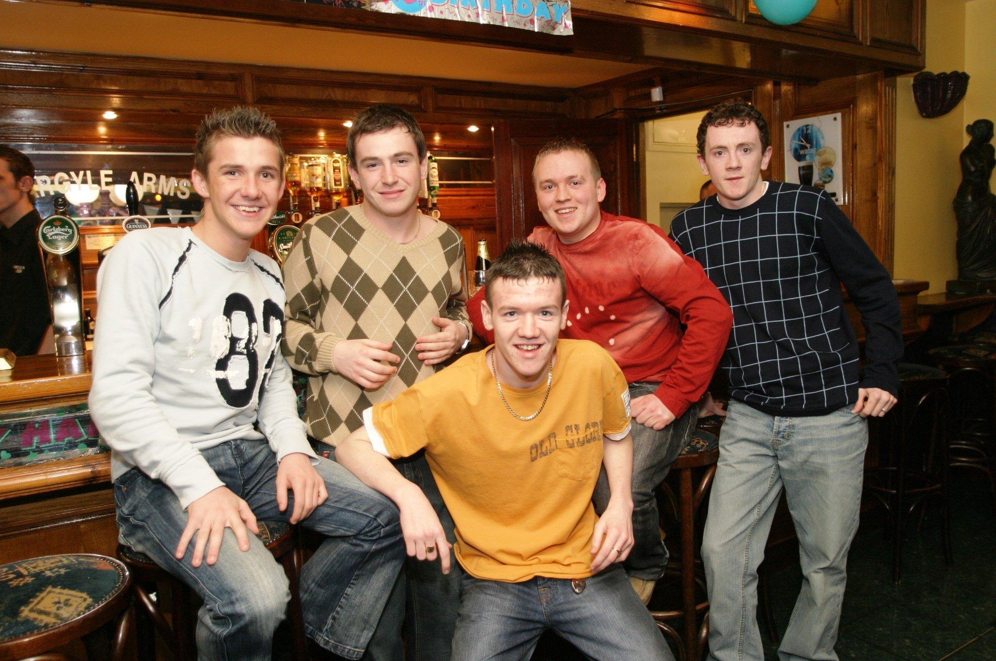Cathal O'Donnell and the boys celebrate his birthday.