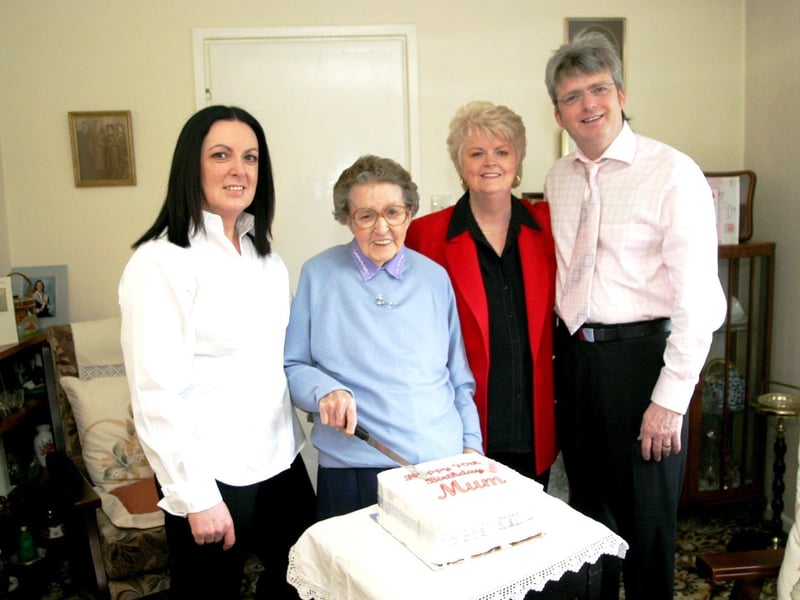 Patricia Gillen celebrated her special day with her family.