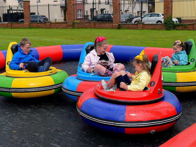 The Bumper Cars were popular at the Family Funday held in the Gasyard Centre on Sunday afternoon last. DER2132GS – 011