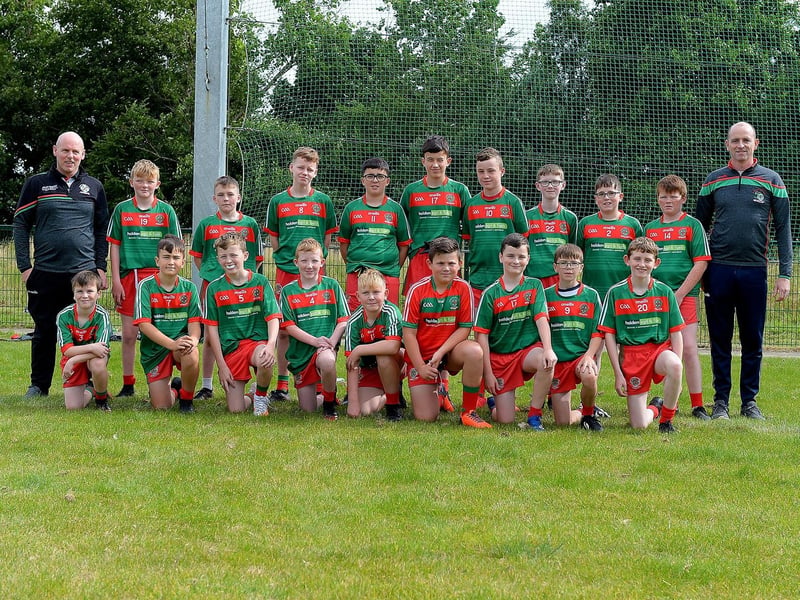 The Owen Roe O’Neills team who took part in the John McChrystal Under 13 Cup at Doire Trasna on Saturday last. Photo: George Sweeney. DER2121GS – 107