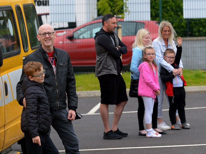 Spectators at the Thunder Action Sports event held at St Mary’s Youth Club on Sunday afternoon last. DER2133GS – 009
