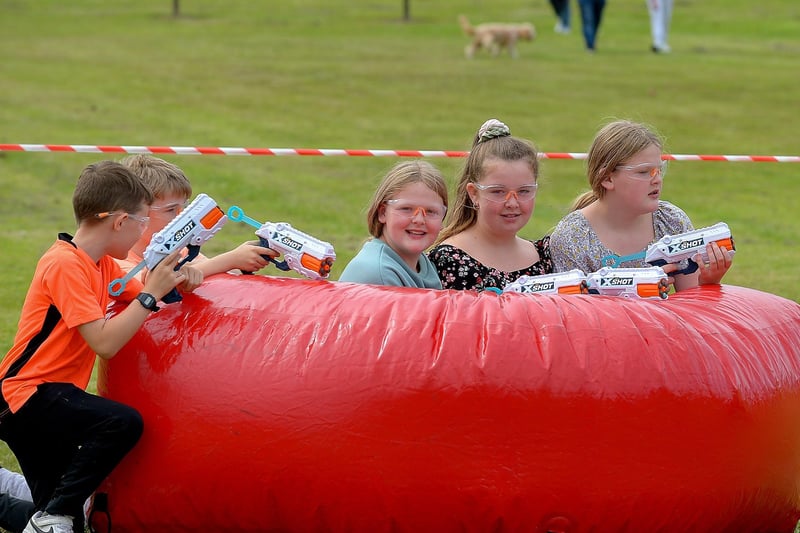 Having a fun time action at the recent Galliagh Community Fun weekend. Photo: George Sweeney. DER2121GS – 090